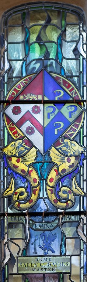 The new window in the Hall.